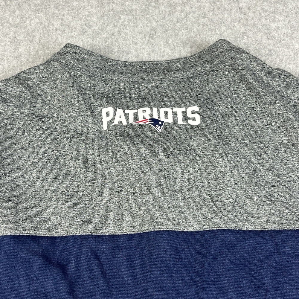 Nike Dri Fit T Shirt Mens Medium New England Patriots Baseball 3/4 Sleeve NFL - Picture 11 of 11